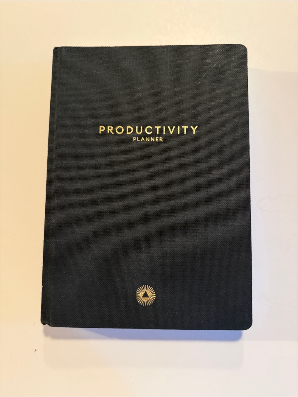PRODUCTIVITY Planner Hardcover Notebook in Black by Intelligent Change